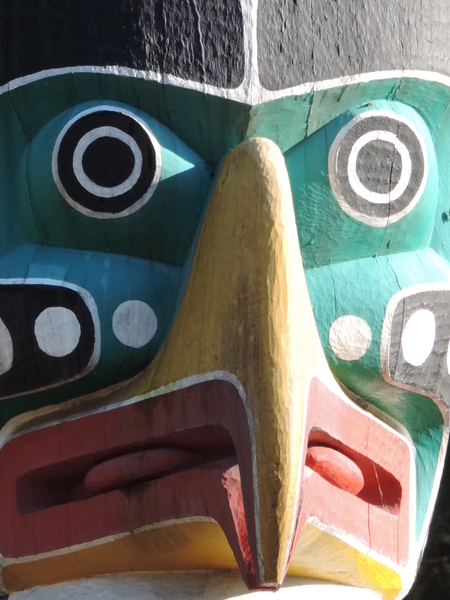 Eagle Face  Totem